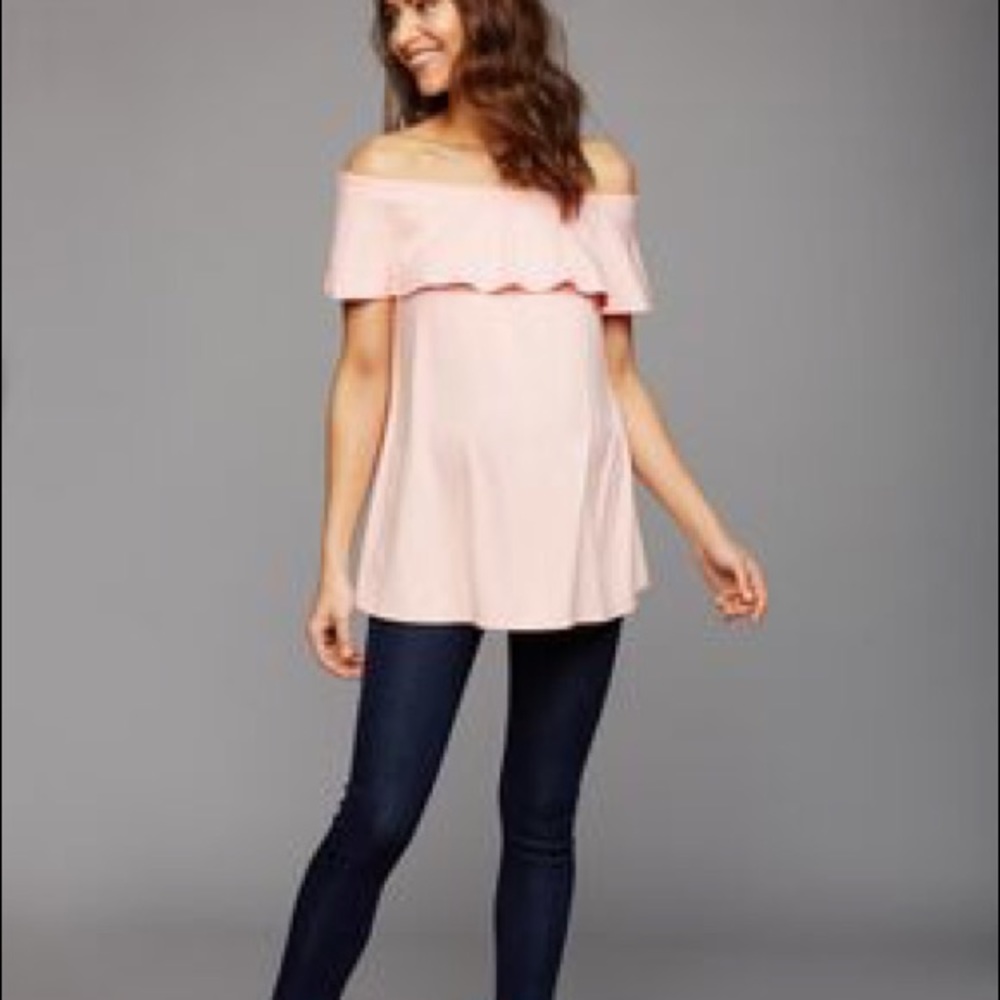 Isabella Oliver || Off The Shoulder Maternity Top